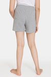 Rosaline Girls Knit Poly Shorts (Pack of 2) - Grey Black — thumbnail 9